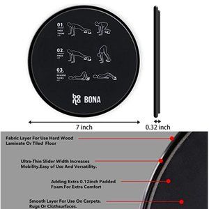 New Fitness Core Slider Dual Sided Gliding Discs